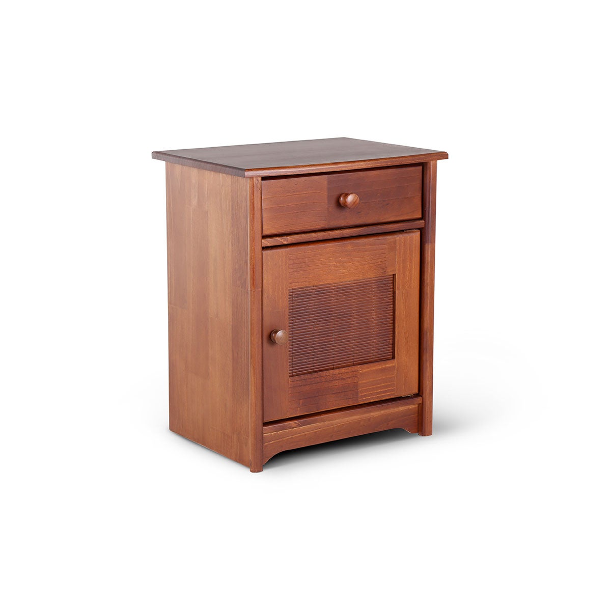 Velador Veneto Derecho Madera-Rattan