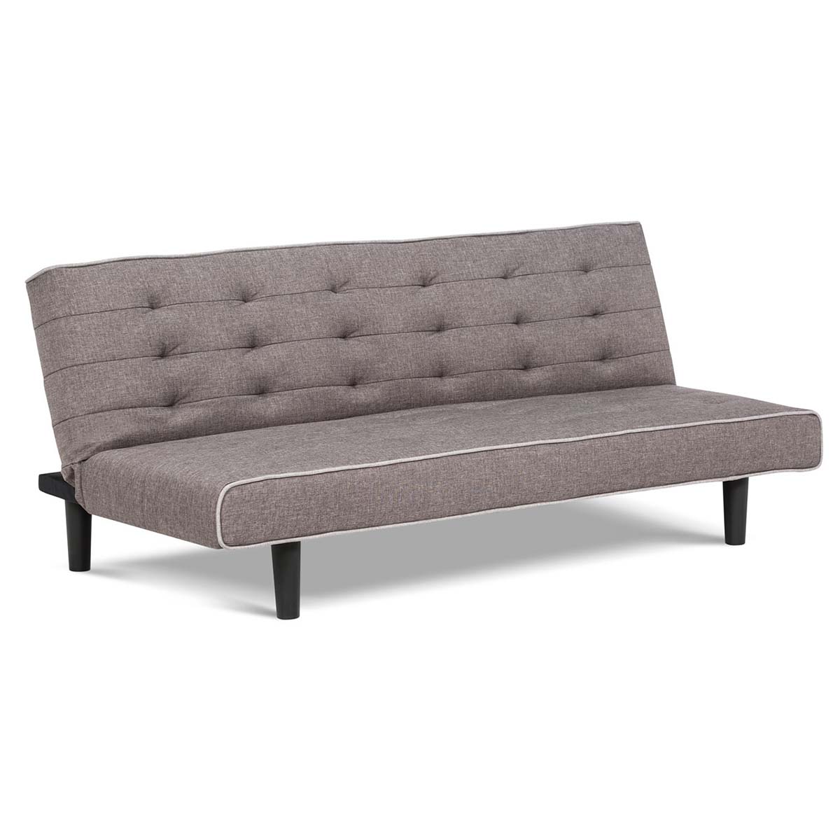 Futon Olivia Tela Gris