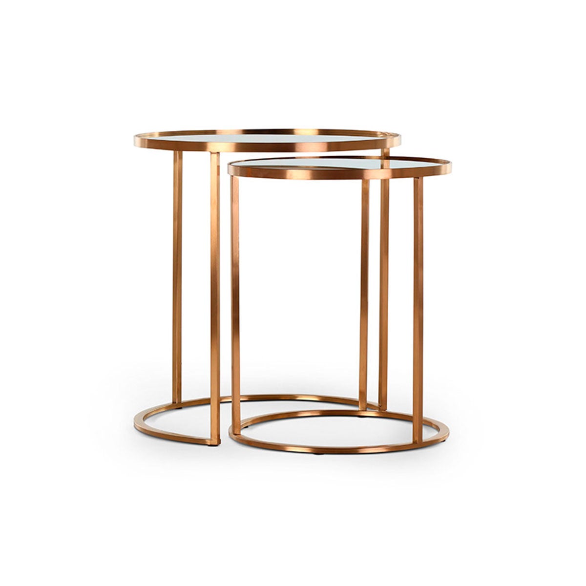 Mesa Lateral Garbatella Espejo 55 cm