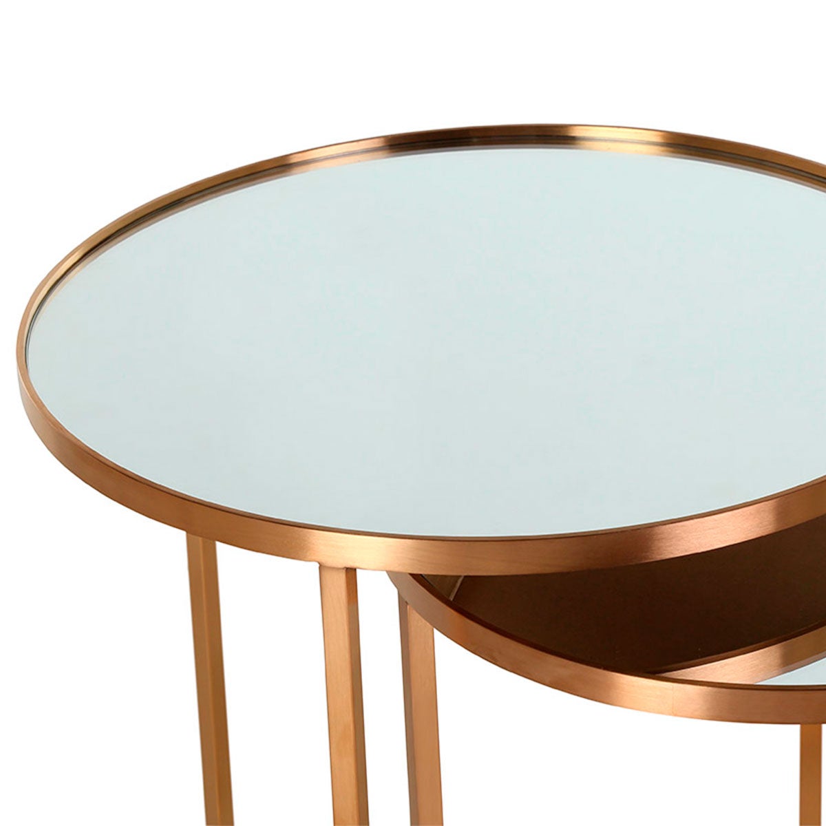 Mesa Lateral Garbatella Espejo 55 cm