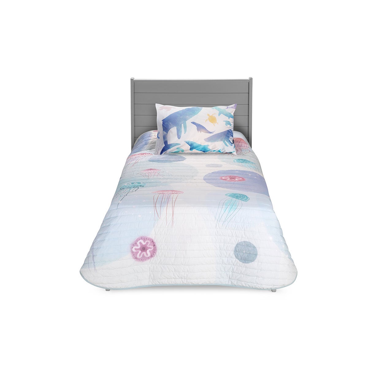 Cubrecama Algodón Kids Reversible Océano