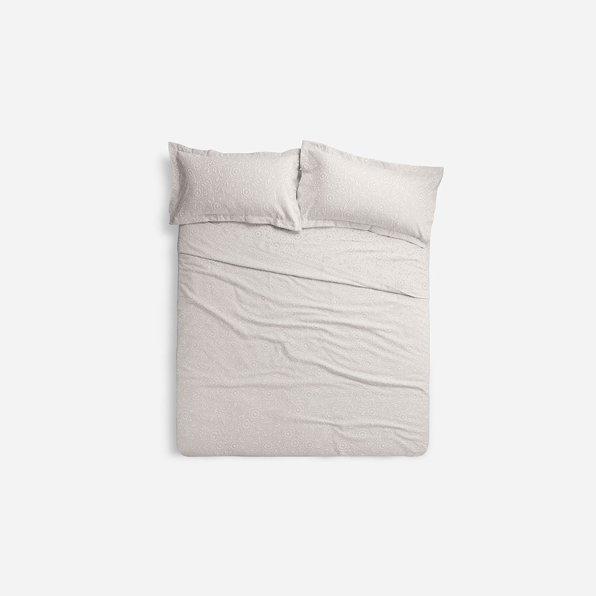 Colcha Algodón Timeless Floral Ecru