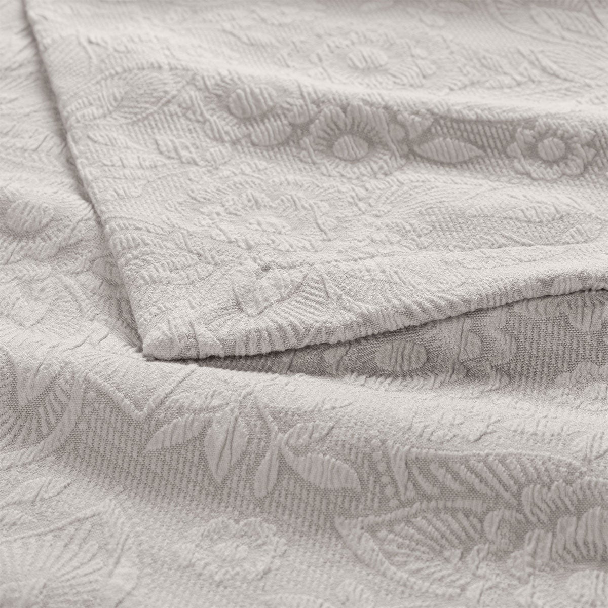 Colcha Algodón Timeless Floral Ecru