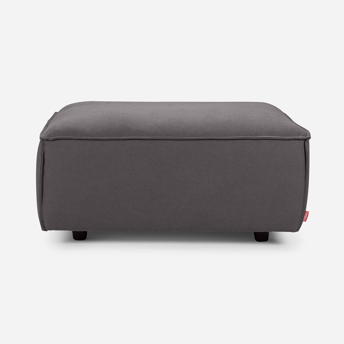 Ottoman Monroe Tela Charcoal