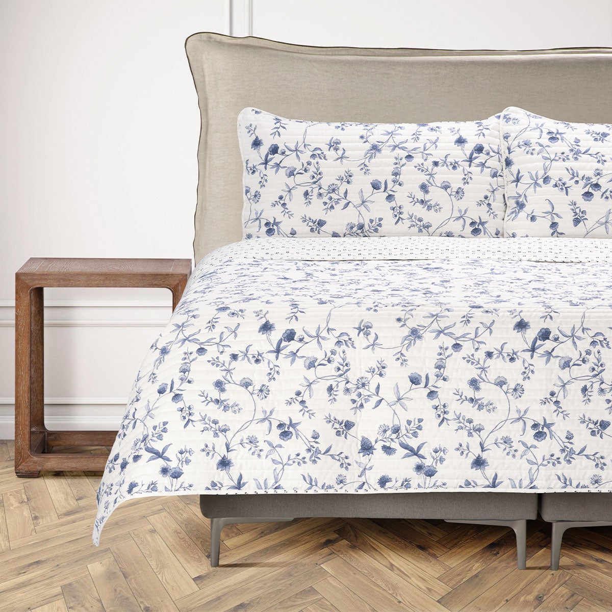 Cubrecama Lino-Algodón Timeless Print Charlotte
