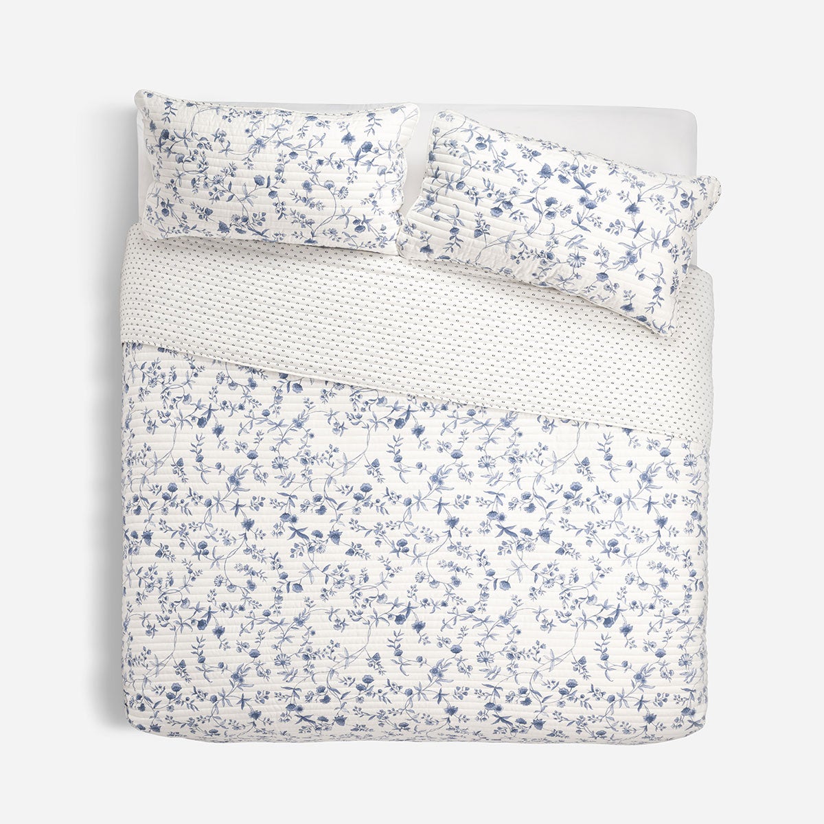 Cubrecama Lino-Algodón Timeless Print Charlotte