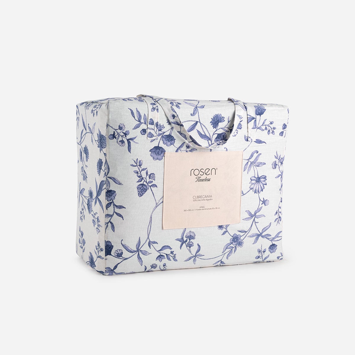 Cubrecama Lino-Algodón Timeless Print Charlotte