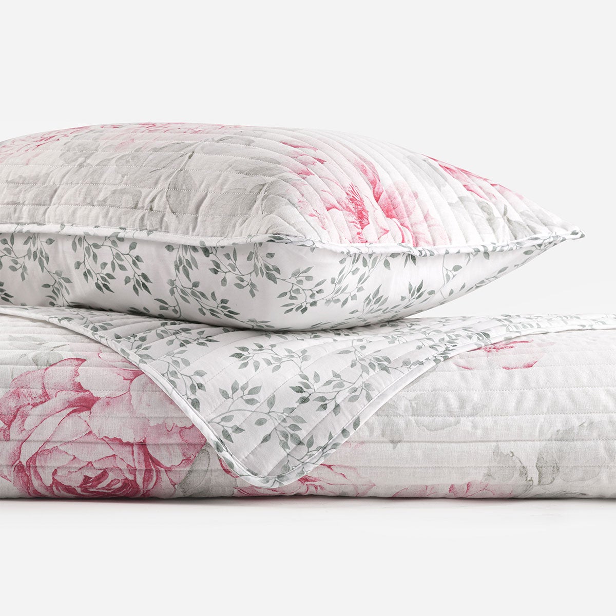Cubrecama Lino-Algodón Timeless Print Georgian