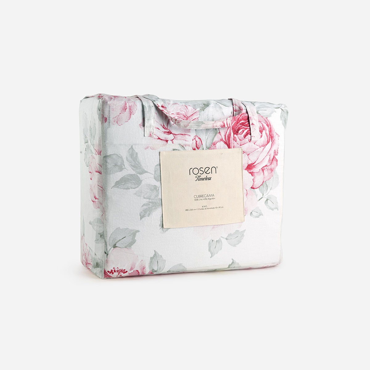 Cubrecama Lino-Algodón Timeless Print Georgian