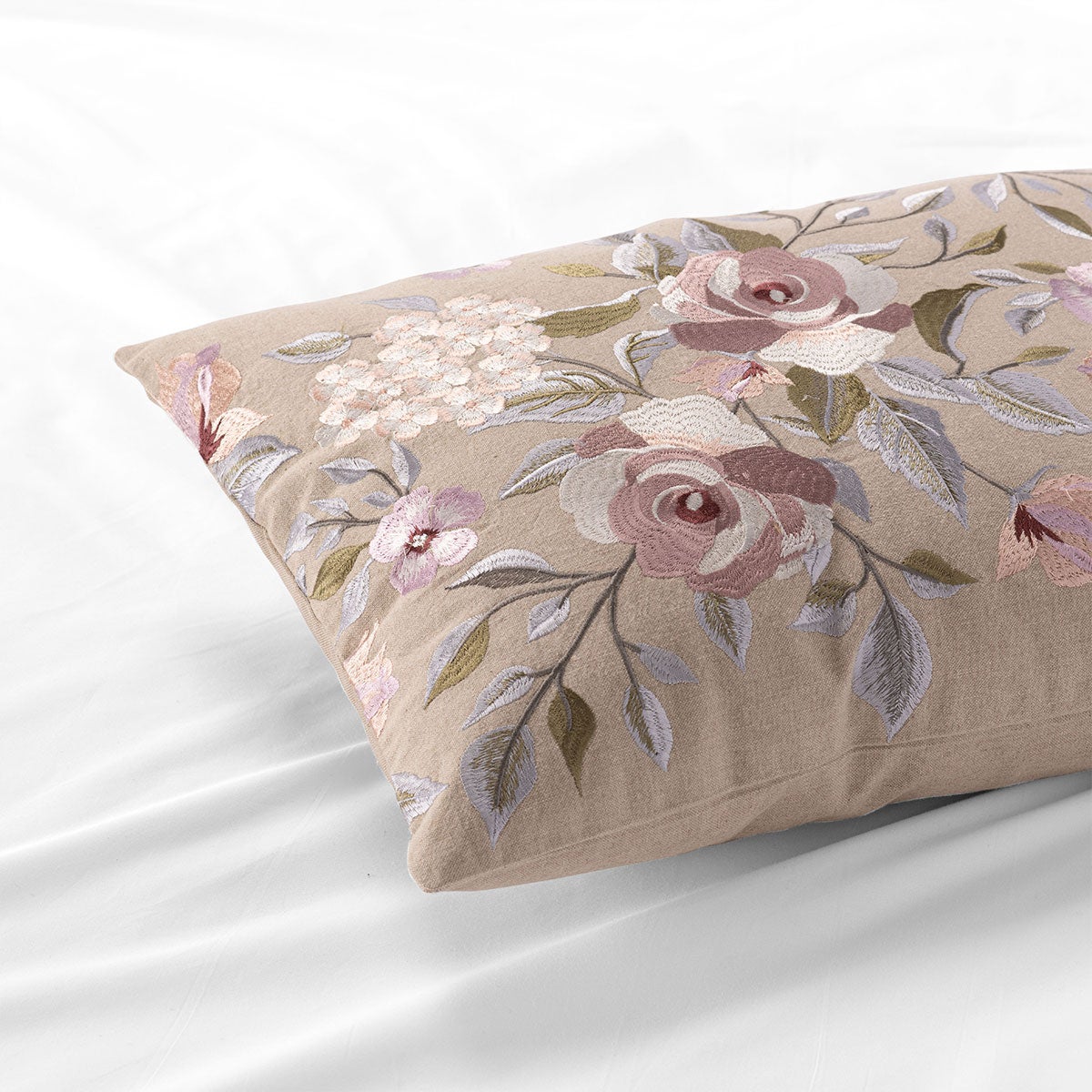 Funda de Cojín Bordado Rosalia 35 x 50 cm