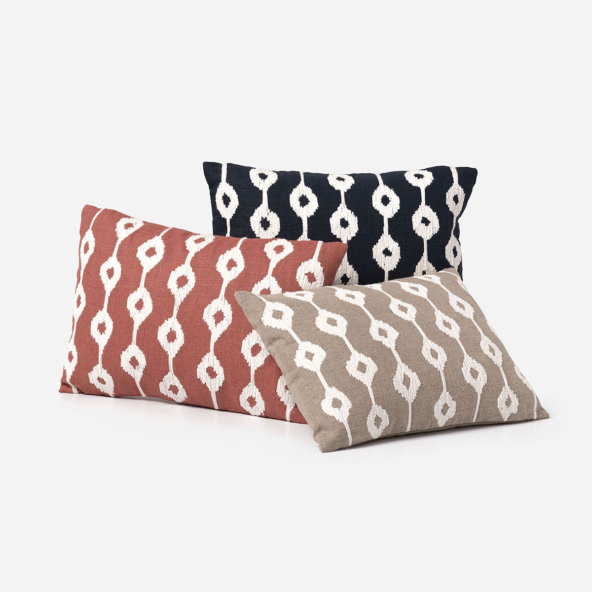 Funda de Cojín Stamp Ikat 35 x 50 cm