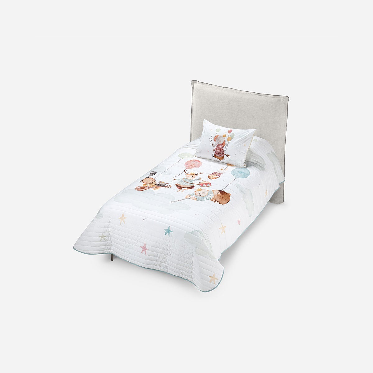 Cubrecama Algodón Kids Reversible Banda