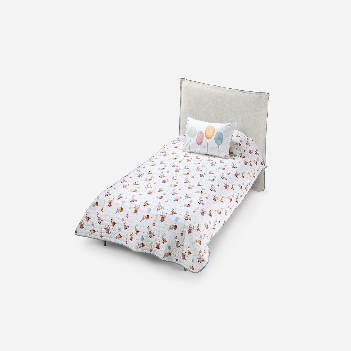 Cubrecama Algodón Kids Reversible Banda