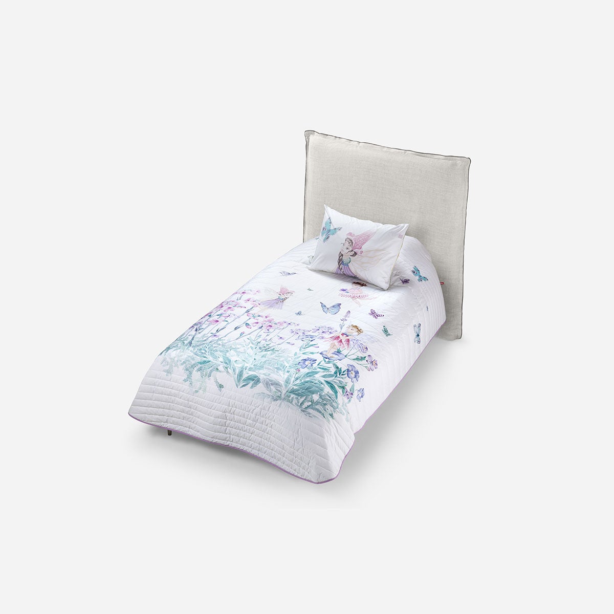 Cubrecama Algodón Kids Reversible Hadas