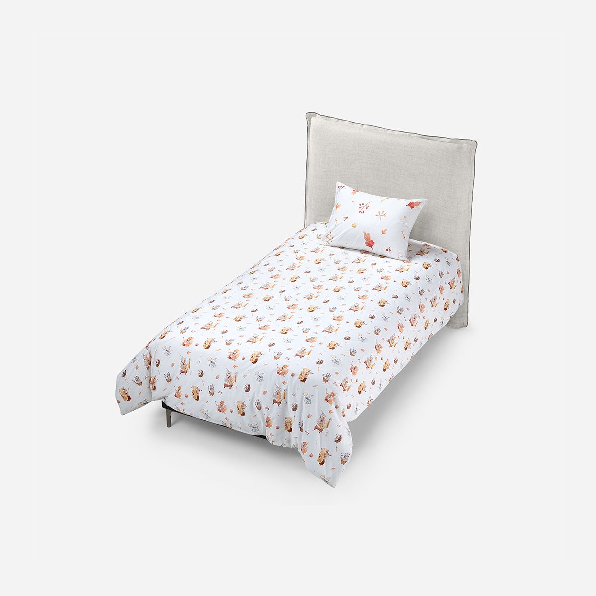 Funda Plumón Algodón Kids Reversible Banda