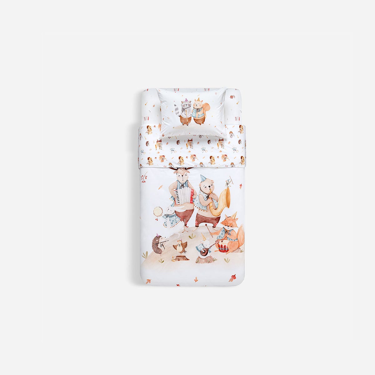 Funda Plumón Algodón Kids Reversible Banda