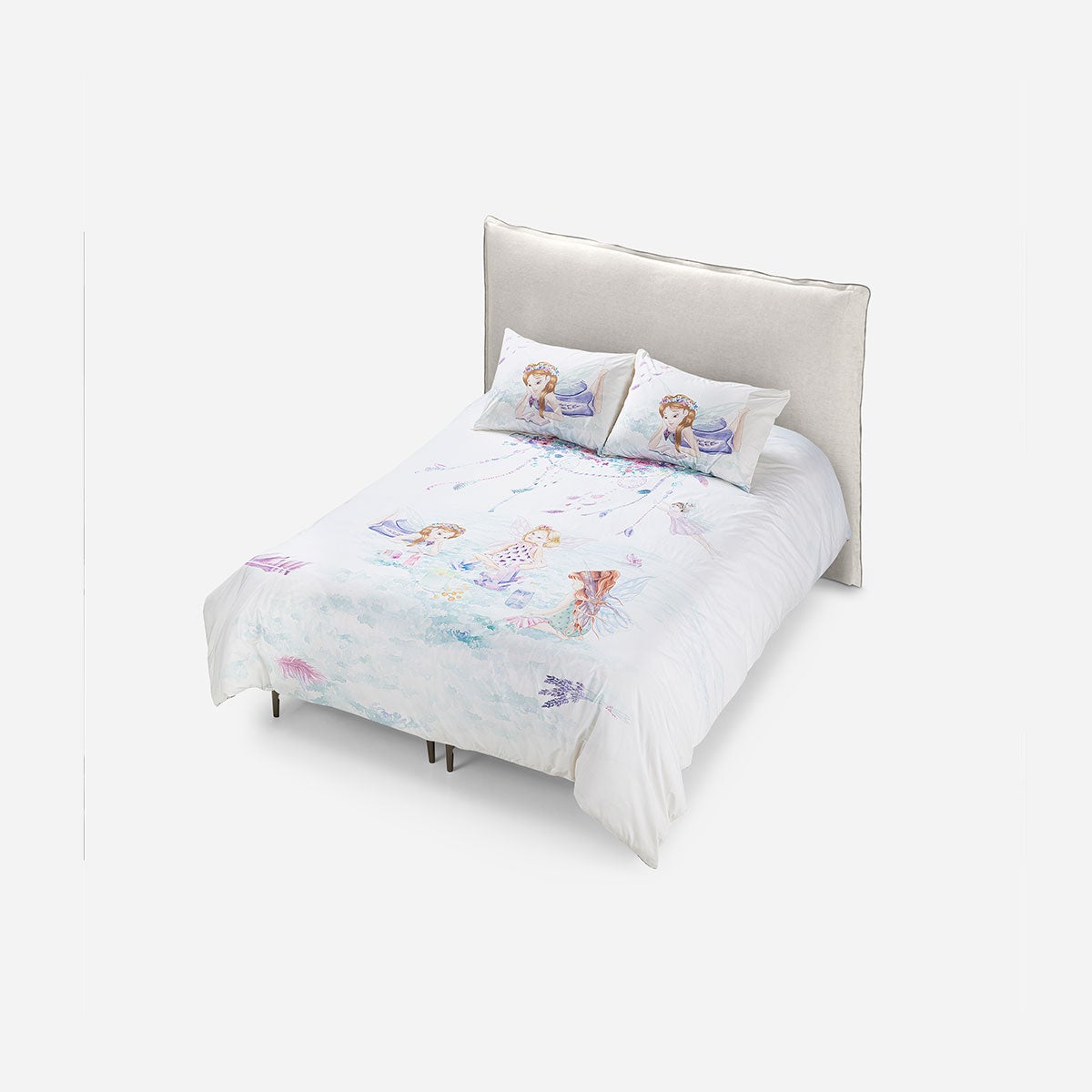 Funda Plumón Algodón Kids Reversible Hadas