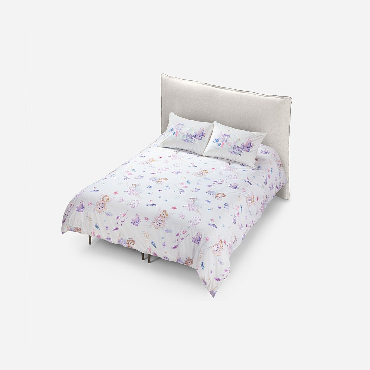 Funda Plumón Algodón Kids Reversible Hadas