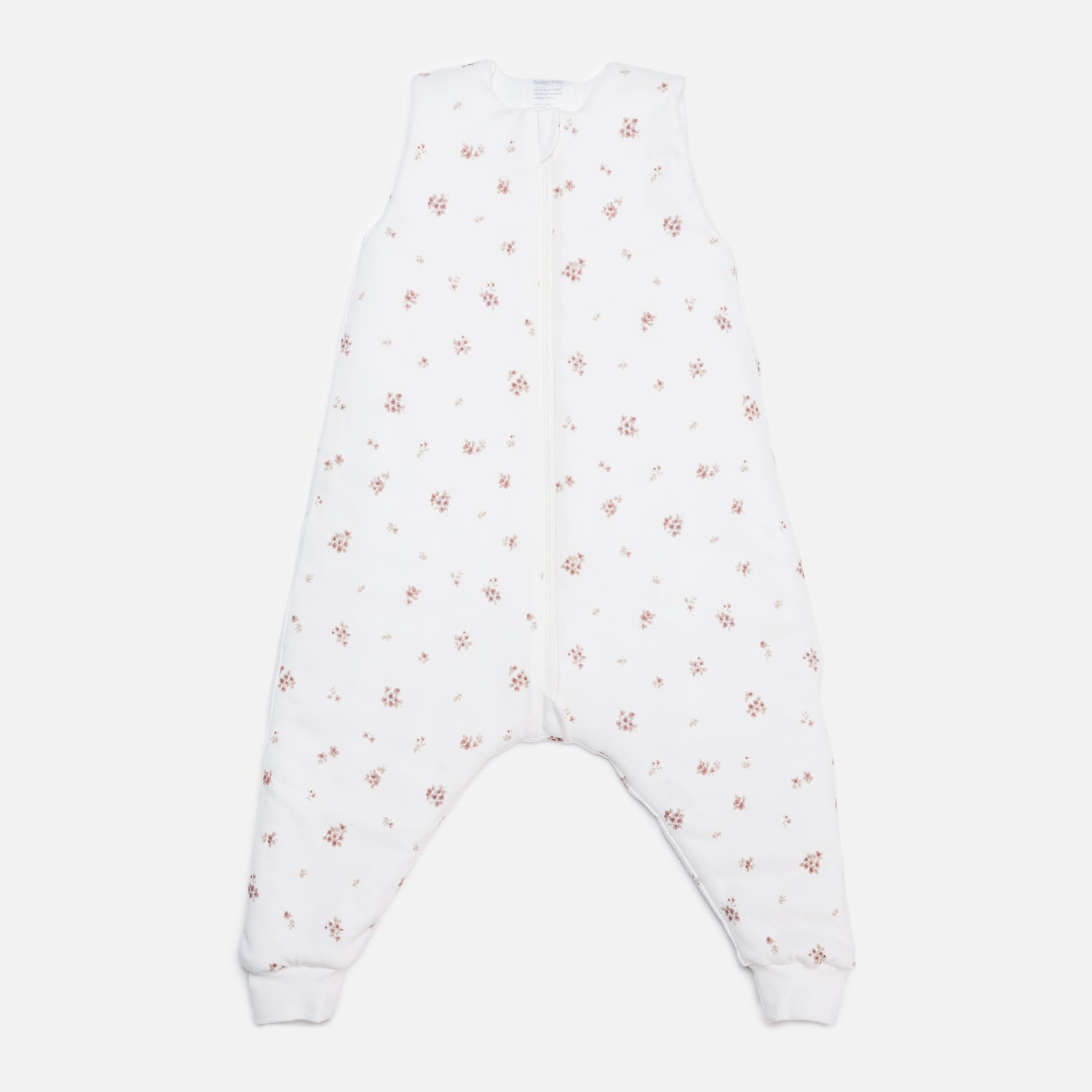 Saco De Dormir Jumper Algodón Flores 1-2 Años