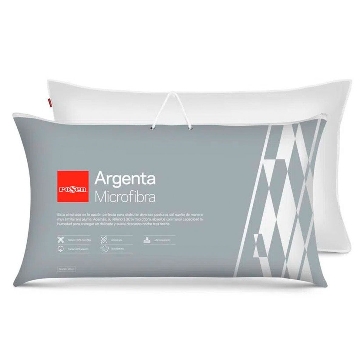 Almohada microfibra argenta rosen online