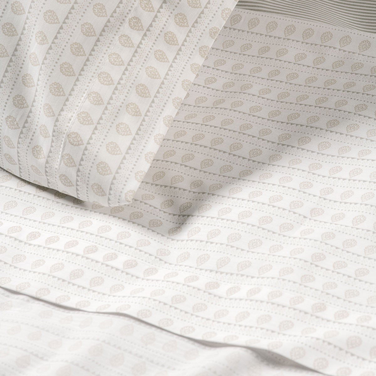 Sábana 180 Hilos Polycotton Miniprint Indi