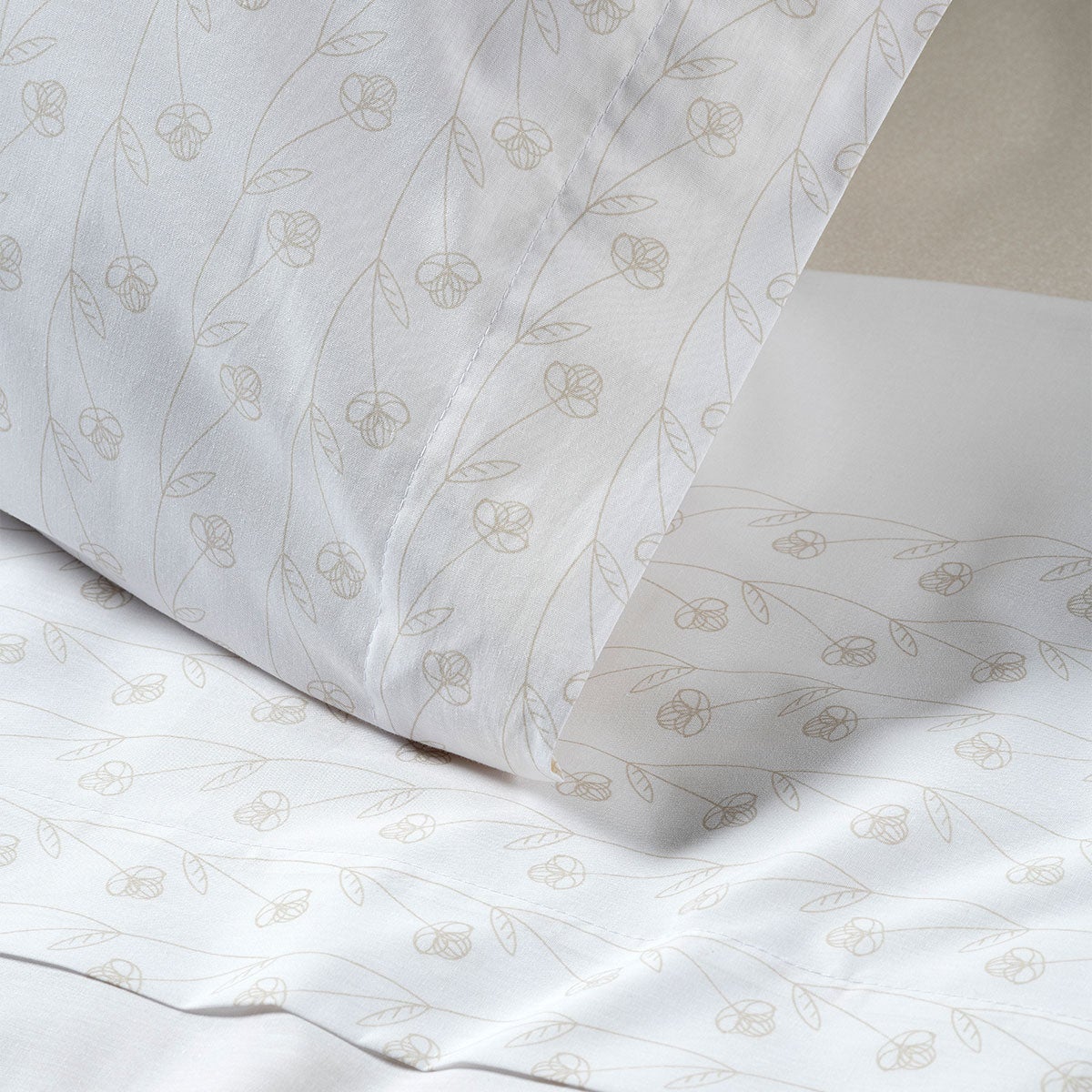 Sábana 180 Hilos Polycotton Guarda Lirio