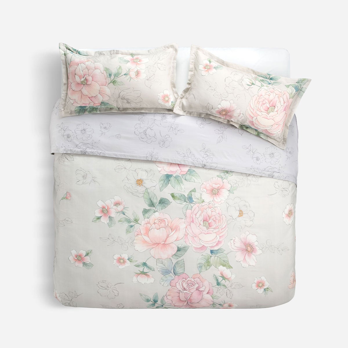 Funda Plumón Lino-Algodón Timeless Print Garden