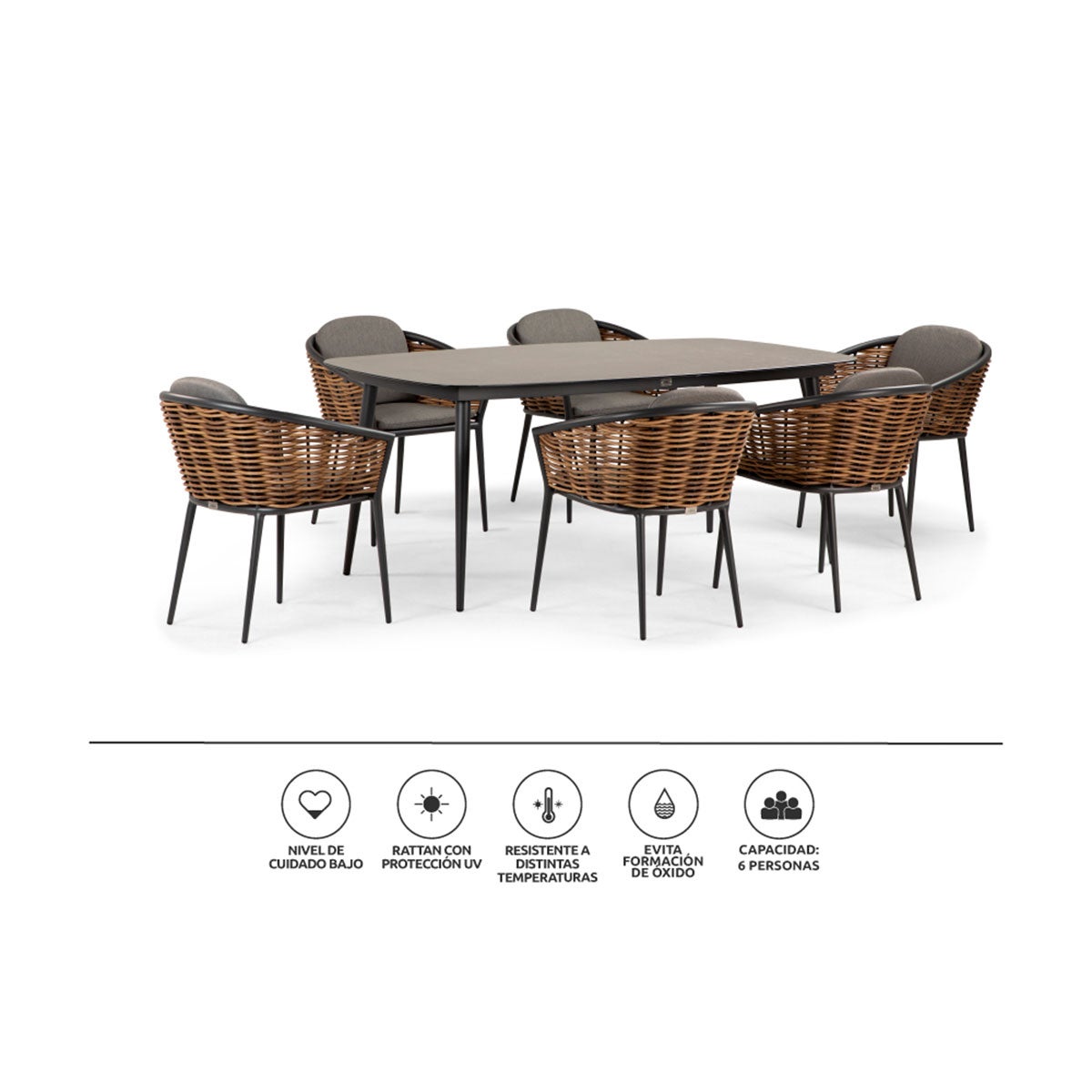 Juego Comedor Namua 6 Personas