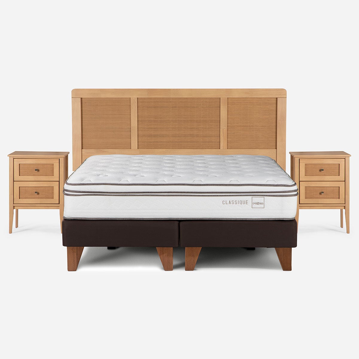 Cama Classique 2 Plazas + Muebles Charles
