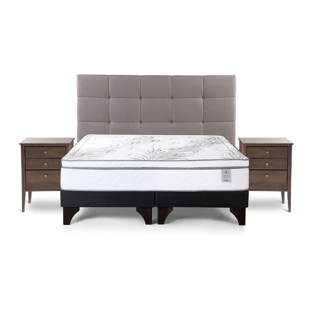 Cama Neo 2 Plazas + Muebles Issey