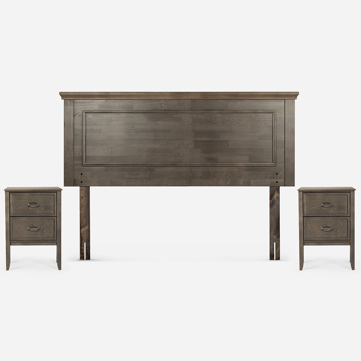 Cama Nest 2 Plazas + Muebles Anna