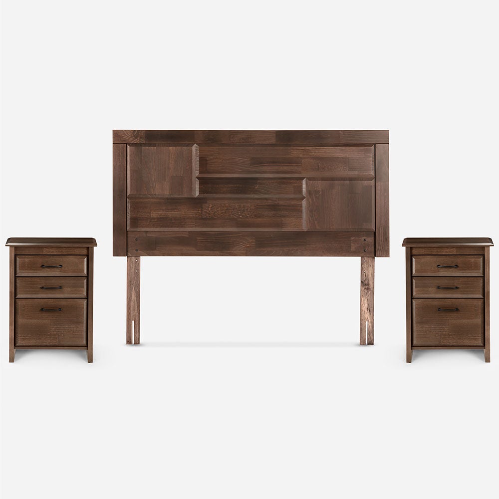 Cama Nest 2 Plazas + Muebles Dolce