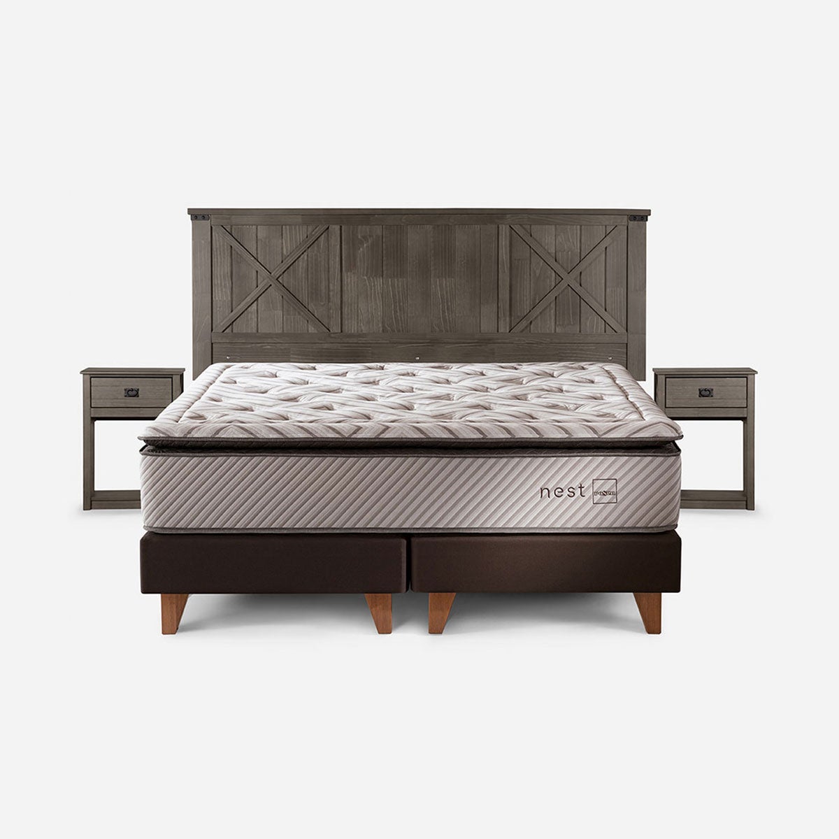 Cama Nest King + Muebles Ray