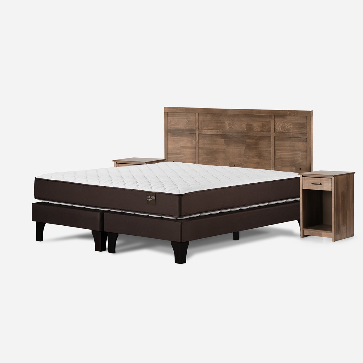 Cama Ergo T New King + Muebles Robin