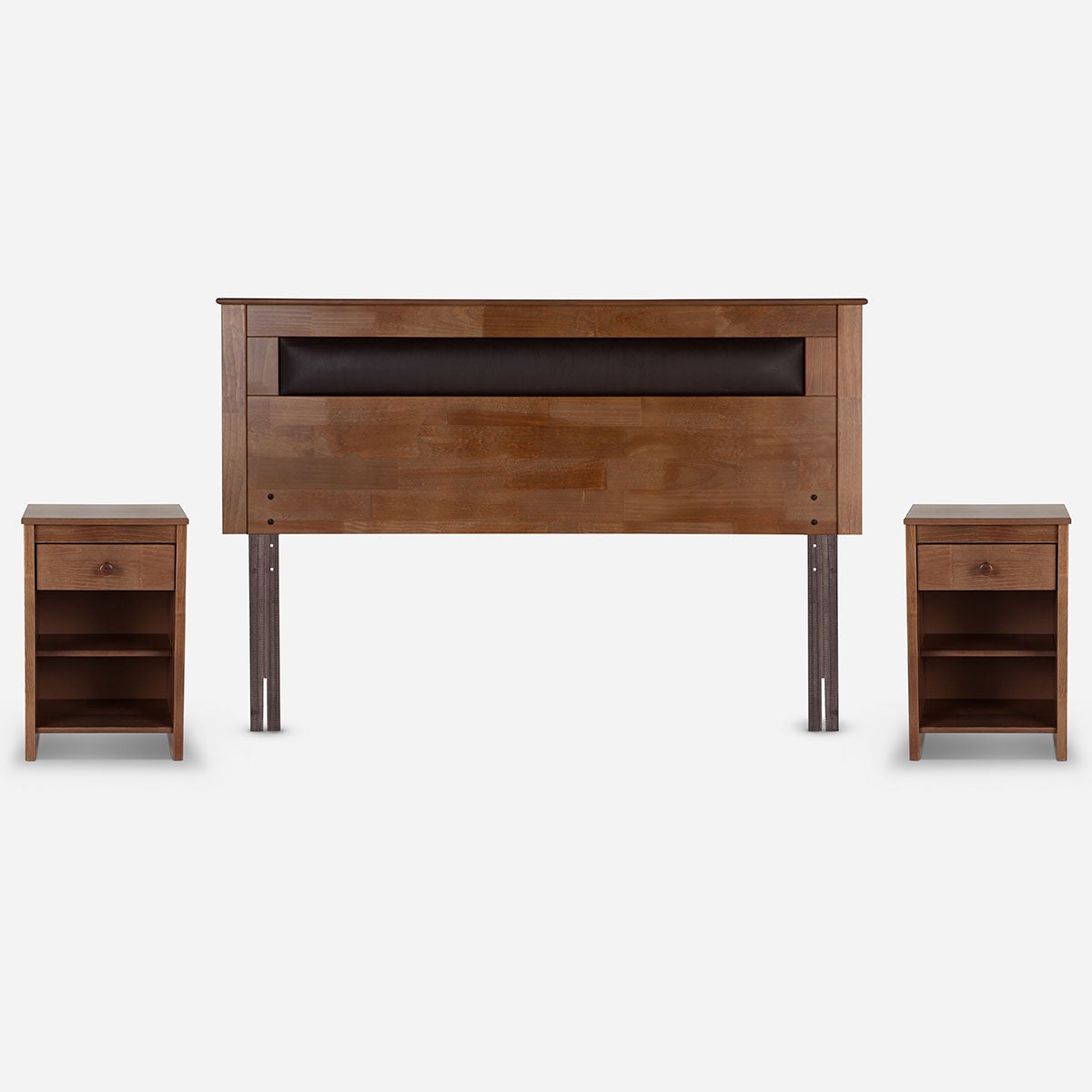 Cama Ergo T New 2 Plazas + Muebles Ferrara