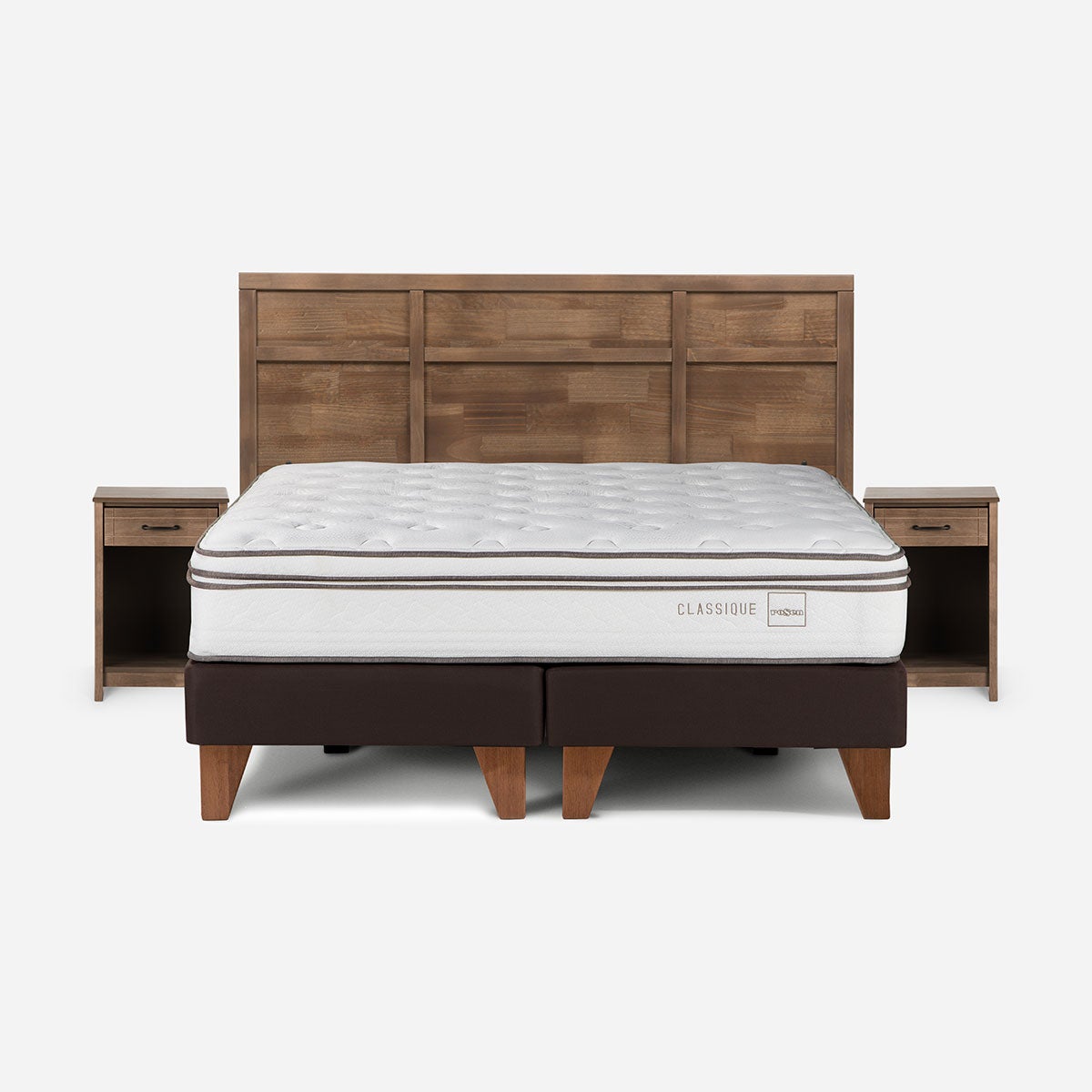 Cama Classique+ 2 Plazas + Muebles Robin