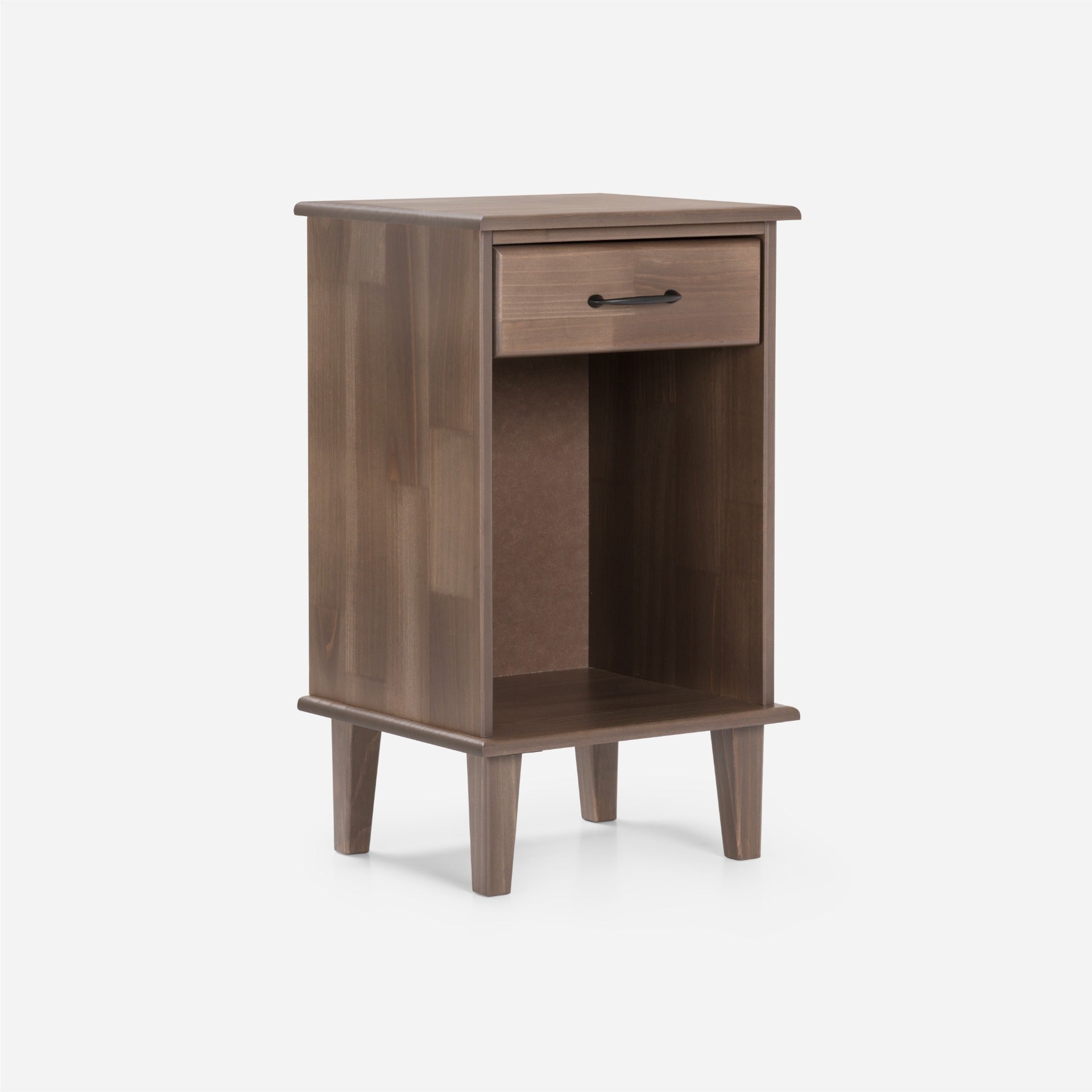 Cama Tempo King + Respaldo Bennet y Velador Barry