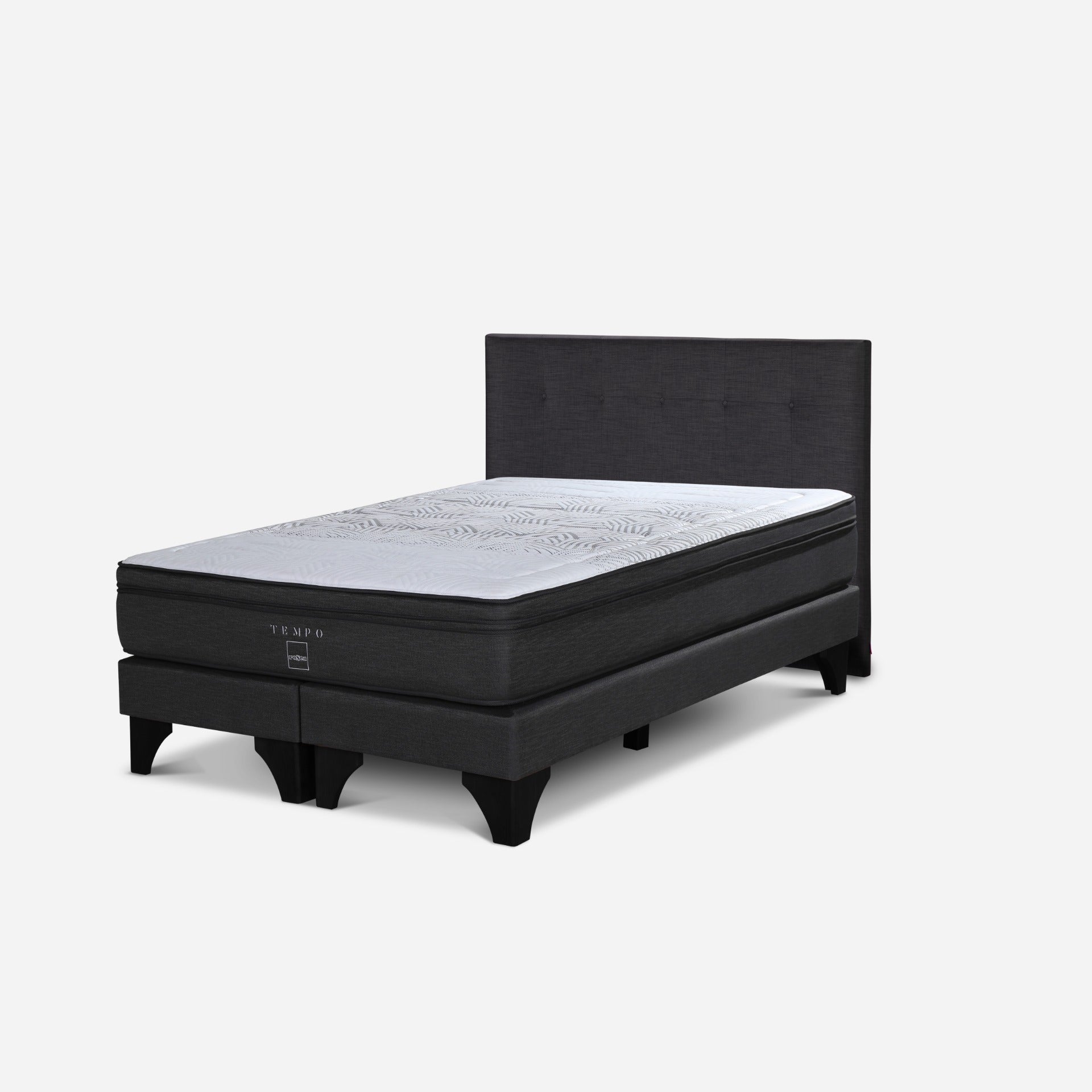 Cama Tempo 2 Plazas + Respaldo Bennet