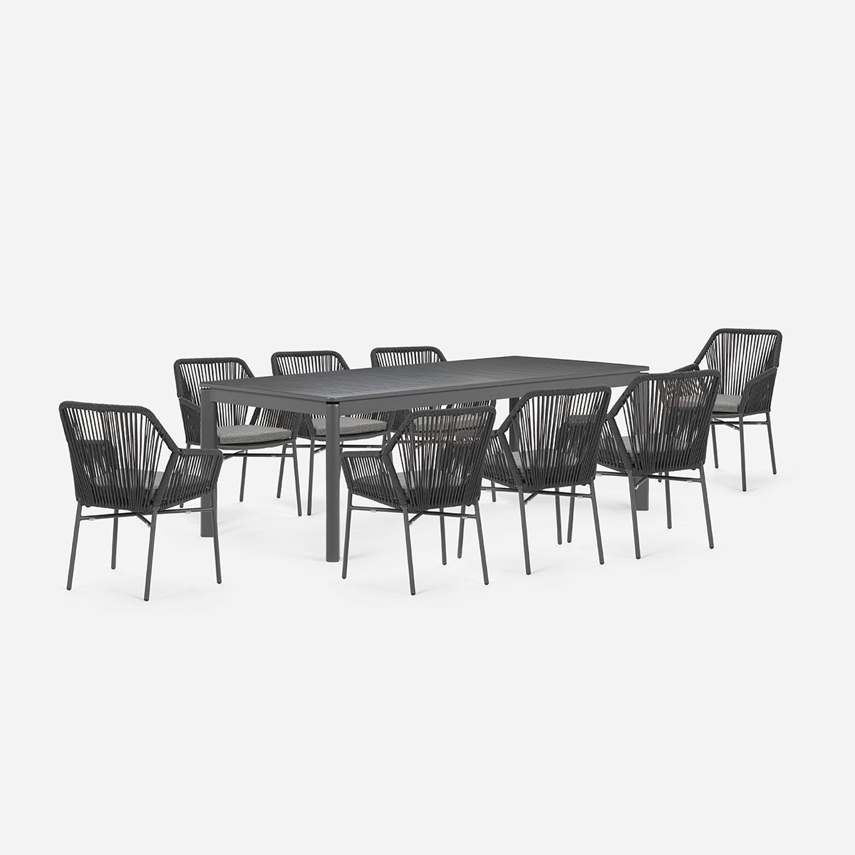 Juego Comedor de Terraza Tallows con 8 Sillas Matira