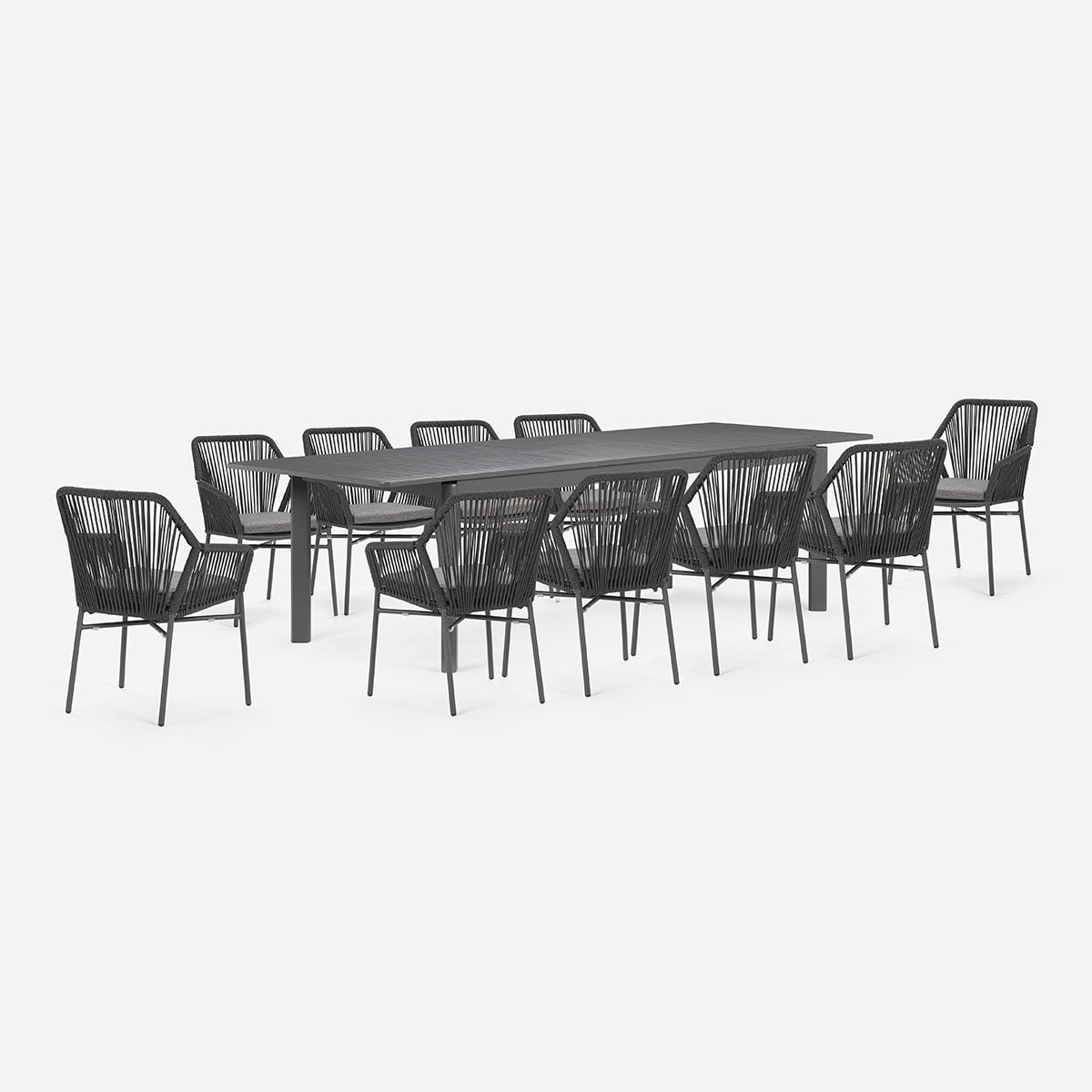 Juego Comedor de Terraza Tallows con 10 Sillas Matira