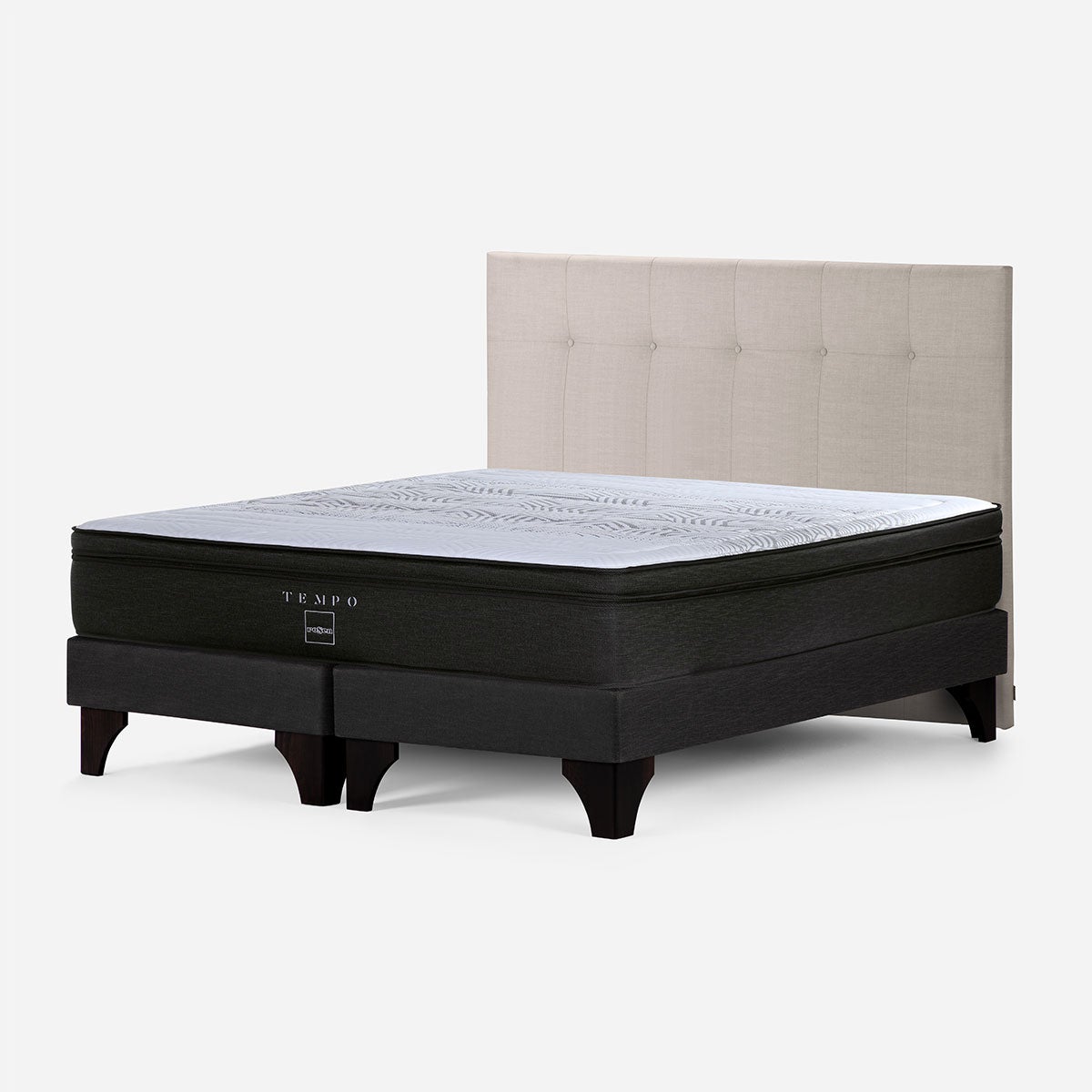 Cama Tempo 2 Plazas + Respaldo Bennet