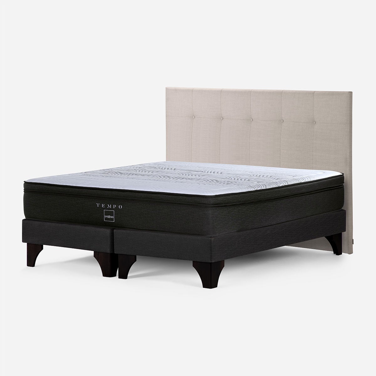 Cama Tempo King + Respaldo Bennet