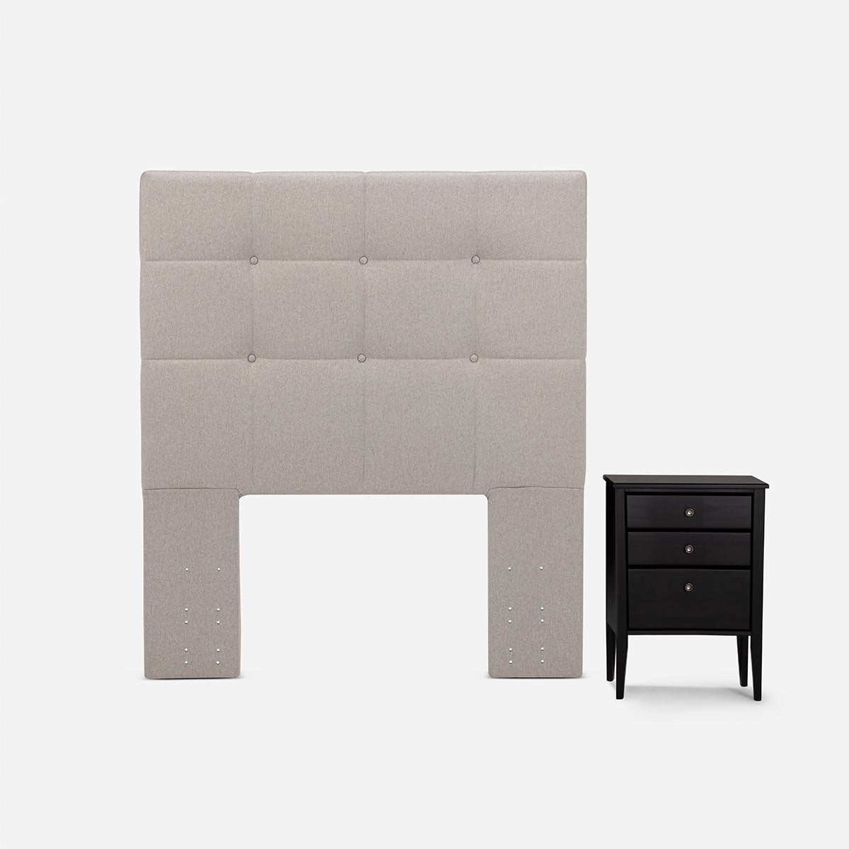 Cama Art 4 1,5 Plazas + Muebles Issey