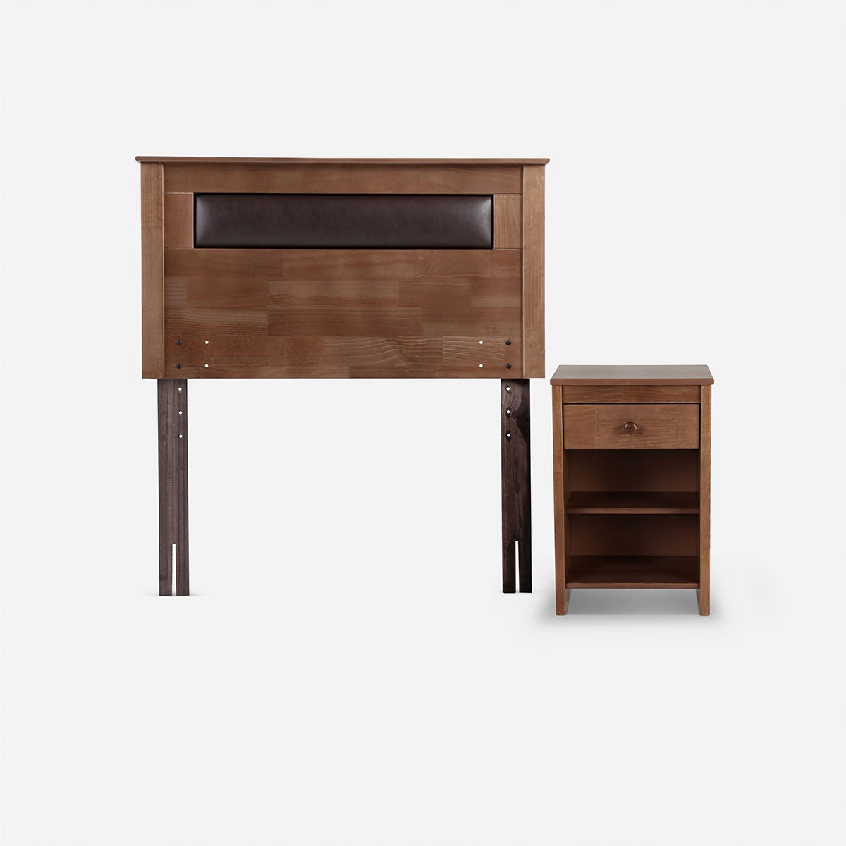 Cama New Style 4 Plus 1 Plaza + Muebles Ferrara