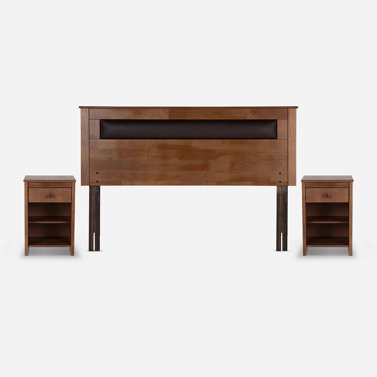 Cama New Style 4 Plus 2 Plazas + Muebles Ferrara