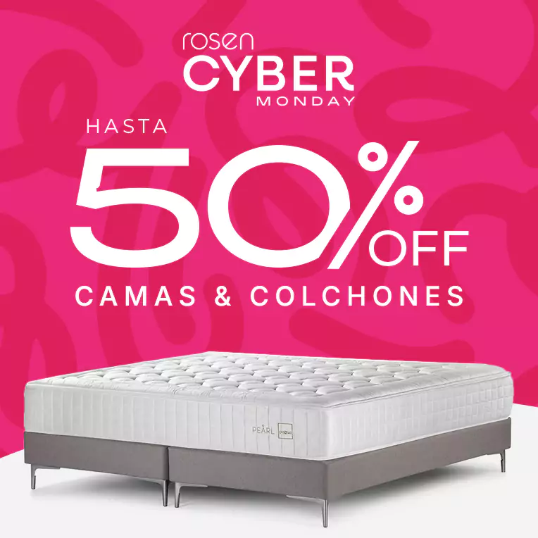 Descuentos Camas y Colchones Cyber Monday Rosen Subcategoría Cama